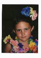 Bego�a de "sirenita" en las fiestas de Peder, agosto 1999