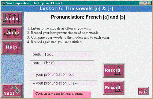 Rhytm of French