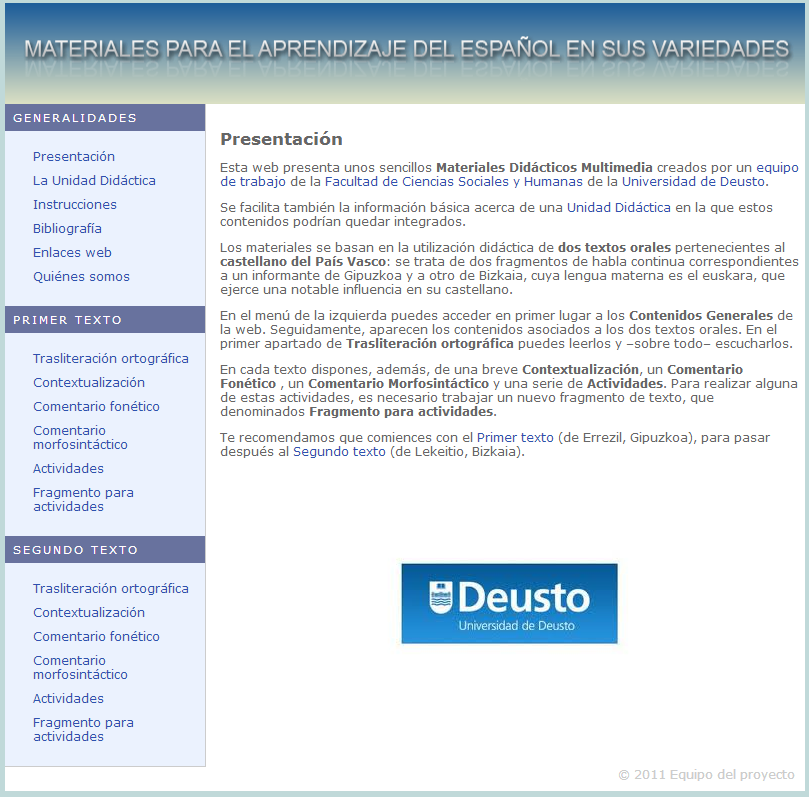 Materiales para el aprendizaje del espaol en sus variedades