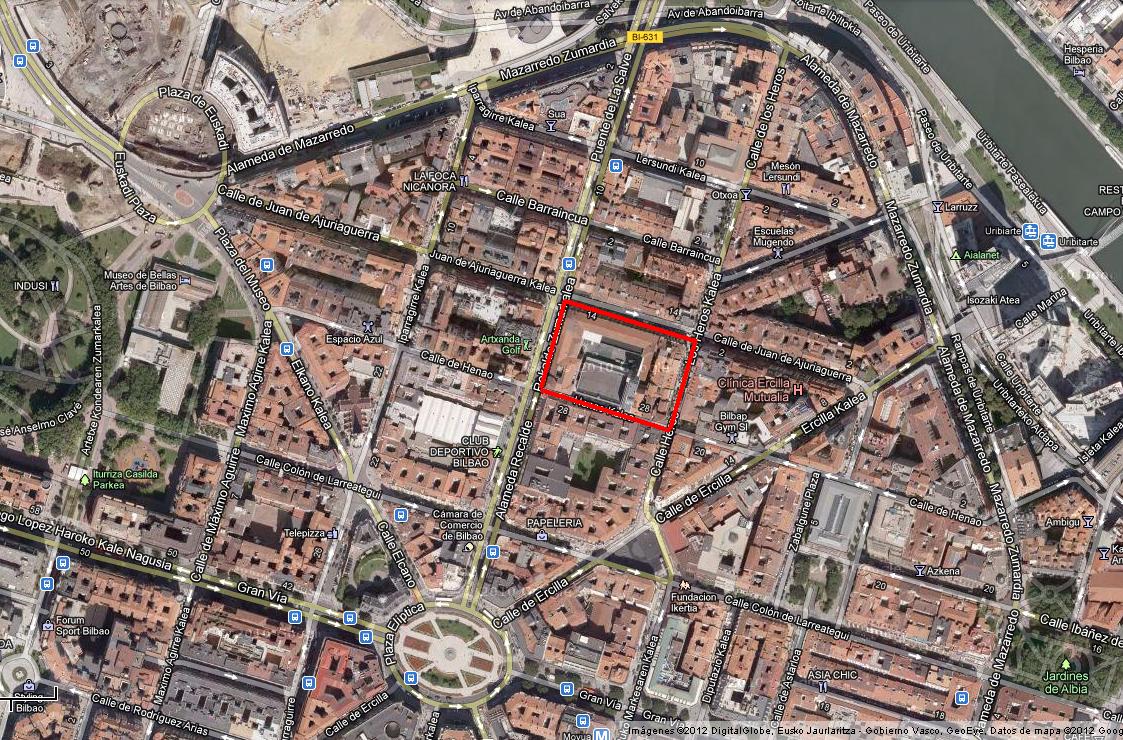Localizacin del casero Etxerre